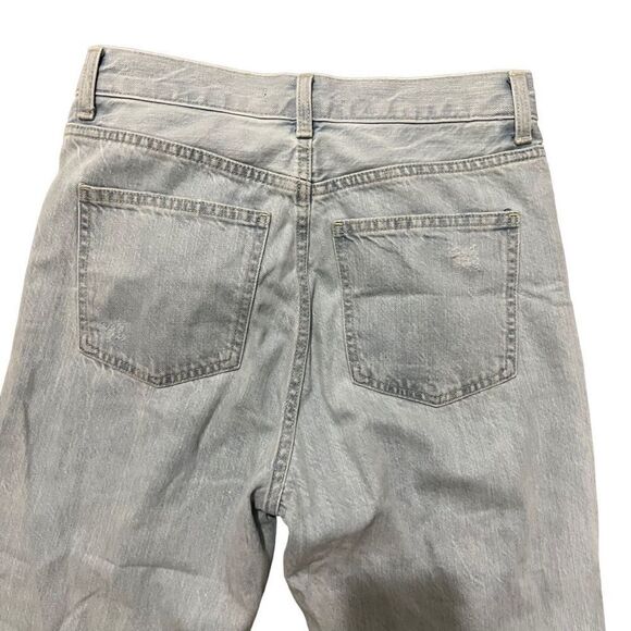 Uniqlo Blue Distressed High Rise Jeans Size 23 - Picture 5 of 6